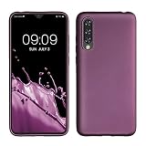 kwmobile Case kompatibel mit Xiaomi Mi 9 Lite Hülle - Schutzhülle aus Silikon metallisch schimmernd - Handyhülle Metallic L