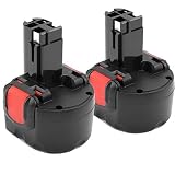 2Stück Shentec 9.6V 4.5Ah NI-MH Ersatzakku für Akku Bosch PSR 960 BAT048 BAT100 BAT119 2607335272 2607335461 GSR 9.6VE-2 PSR 9.6VE-2 PSR960 23609 32609-RT