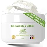 Natur Total Silbercreme mit kolloidalem Silber WICHTIG: 150 ml XL - Silber Creme mit Silberwasser 100 PPM in Apotheken B