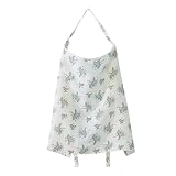 Generisch Stilltuch für Unterwegs, Musselin-Stillbezug für Babys, Stillschal 84 * 59cm, Stillbezug mit Festem Reifen für Mutter Stillschürze, Breastfeeding Cover, Nursing C