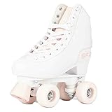 SFR Skates Figure Quad Skates Rollschuhe für Kinder, Jugendliche, Unisex, Mehrfarbig (White/Pink), 37