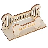 DIYEAH Visitenkartenständer Namenskarten Stehen Display Für Visitenkartenhalter Basis Für Visitenkarten Schreibtisch-organizer Namenskarten-organizer Khaki H