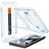 Spigen Glas.tR EZ Fit Schutzfolie kompatibel mit Samsung Galaxy S24 Ultra, 2 Stück, Kratzfest, Kristallklar, 9H Härte F