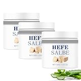 Hefesalbe Gegen Reibeisenhaut, Aktiv Hefesalbe Plus, Yeast Ointment, Reibeisenhaut Creme, Hefe Salbe mit Aloe Vera & Ginkgo Biloba, Hautreparatur-Hefecreme Für Reibeisenhaut Und Trockener Haut (3)