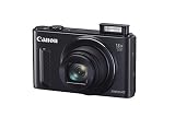 Canon PowerShot SX610 HS Digitalkamera (20,2 MP, 18-Fach Opt. Zoom, 36-Fach ZoomPlus, 7,5cm (3 Zoll) Display, Opt. Bildstabilisator, WLAN, NFC) schw