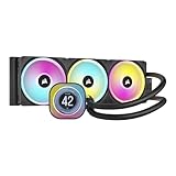 CORSAIR iCUE LINK H150i LCD-Flüssig-CPU-Kühler - 360mm AIO - QX120 RGB-Lüfter - 2,1' IPS-LCD-Bildschirm - Passend Für Intel LGA 1700, AMD AM5 - iCUE LINK System Hub im Lieferumfang Enthalten - Schw