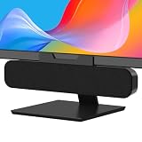 ADELGO Lautsprecher für pc, USB Computer Lautsprecher für Desktop, Laptop, Portable Soundbar Lautsprecher mit Clip-On-Design für M