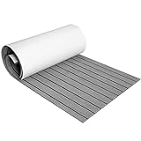Jopassy Bodenbelag für Boot, Eva Schaum Boot, 240 * 60CM Schiffsdeckmatte Selbstklebend, Deck Teppich Bodenmatte Yachtmatte, rutschfeste Matte für Yacht Wohnmobile Yachtboden-G
