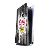 DeinDesign Skin kompatibel mit Sony Playstation 5 Disc Edition Folie Sticker VfB Stuttgart Offizielles Lizenzprodukt Bundeslig