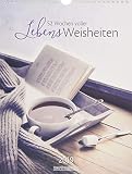 Wochenkalender 2019 LebensWeisheiten: Wochenkalender groß