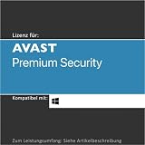 Lizenz für AVAST Premium Security | 2024 | 1-10 Gerät(e) | 1-3 Jahr(e) | Vollversion | Windows bzw. MacOS/iOS/Android | Lizenzcode per Post o. E-Mail von softwareGO (1 Gerät I 2 Jahre)