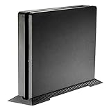eXtremeRate Standfuß für ps4 Slim Vertical Stand Halterung für ps4 Slim, mit Stabiler Fuß und Lüftungsschlitzes Design zur sichere Aufbewahrung der Konsole(Schwarz)