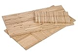 EICHE Bastelklötzchen 160 Stück zum Basteln original vom Klötzchenmann 8 x 22 x 160 mm Holzbausteine Bastelholz ideal für alle DIY Projek