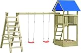 Gartenpirat Spielturm Premium XL mit Schaukel und Sandkasten TÜV-geprü