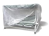 DEGAMO Abdeckhaube für Hollywoodschaukel 250x150x160cm, PE transparent (250cm, 4-sitzer)