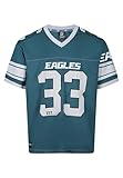 Recovered Philadelphia Eagles Midnight Green NFL Oversized Jersey Trikot Mesh Relaxed Top - 4XL