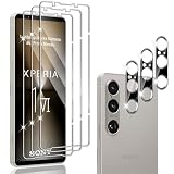 Weimierd Schutzfolie kompatibel mit Sony Xperia 1 VI für Panzerglas, 3 Stück Folie + 3 Stück Kameraschutz, 9H Härte Folie, 0.33mm Ultra-klar Display