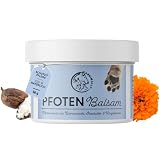 Annimally Hunde Pfotenbalsam 50g - Pfotenpflege für Hundepfoten und Nasenbalsam mit Bienenwachs, Sheabutter & Ringelblumenöl - Pfotensalbe für den Pfotenschutz beim Hund im Winter und die Wundheilung