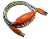 LAPLINK USB 2.0 High Speed Kabel – 480 Mbps Transferkabel für PCmover, USB Kabel, Datenkabel, USB Port, Typ A Stecker, 1.80 m - 1 ST