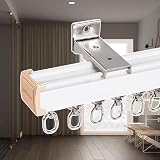 Gardinenstange, Wand- und Deckenmontage, Aluminium für Badezimmer und Eck