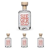 Siegfried Rheinland Dry Gin | Weltweit ausgezeichneter Premium Gin | Micro-batch Gin mit 18 Botanicals | Regionalität und Weltklasse | 41% Vol. | 40ML (Packung mit 4)