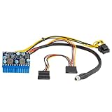 Bonkshire DC 12 V 300 W 24-Poliger ATX-Anschluss mit Motherboard Mini ITX-Netzteil Pcio PSU-Modul für PC-Gamer Langlebig