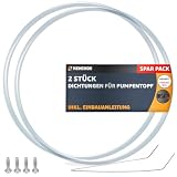 Kenekos - 2x Reparatursatz Pumpentopf Dichtung 12005744 - Ø 182mm für Spülmaschine Pumpentopf-Dichtung Siеmens Bosch Neff Pumpensumpfdichtung Siеmens Geschirrspüler Ersatzteile bei Fehler E15