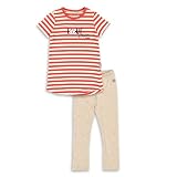 Sigikid M dchen Sigikid aus Bio-baumwolle für Mini Mädchen & Jungen in Den Größen 86 Bis 128 Pyjamaset, Pink Beige, 104 EU