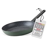 Fackelmann Balance 28cm Pfanne – Recyceltes Aluminium, Keramik-Antihaft, PFAS-frei – Induktionsgeeignet, Hitzebeständiger Griff - PFAS-frei, Green Smok