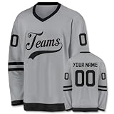 Generic Personalisierte Hockey Trikots Druck- und Färbestickerei Personalisierte Namen Nummer für Herren Damen Junge Sport Geschenk