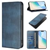 xinyunew Handyhülle für Samsung Galaxy Xcover 4/Xcover 4S/G390 Hülle Leder Premium Klappbar Flip Wallet Phone Cover mit Magnet Kartenfach Standfunktion Schutzhülle,360° Schutz Stoßfest,B