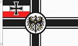 Flagtex Deutsche Kaiserflagge (WWI mit Wappen) Große Flagg