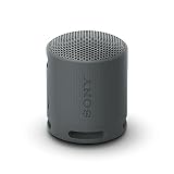 Sony SRS-XB100 - Kabelloser Bluetooth-Lautsprecher, tragbar, leicht, kompakt, Outdoor, Reise, langlebig, IP67 wasser- und staubdicht, 16 Std Akku, Trageriemen, Freisprechfunktion, schw