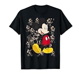 Disney Mickey Mouse Many Mickeys Background Graphic T-Shirt T-S