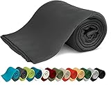 KiGATEX Polar-Fleecedecke – 130 x 160 cm – Oeko-TEX Standard 100 Zertifiziert – Kuschelige Fleece-Decke für innen & außen – Pflegeleicht als Sofa-, Sommer-, Hunde- oder Tagesdecke – G