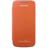 Samsung Hülle Schutzhülle Clip-On Flip Case Cover für Samsung Galaxy S4 Mini - Orang