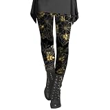 Damen Leggings Lang Mit Spitze Leggings Damen Thermo Leggins Kordel Für Jogginghose Sporthose Mä Kurz 7/8 Hosen Damen Sommer Stretch Sport Jumpsuit Damen Yoga Kleidung Damen Strumpfhose N