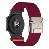 Sportarmband Kompatibel mit Honor Watch GS 3/Magic Watch 2 46mm Armband, Elastisches Nylon Band Langlebige Edelstahl Metallschnalle Weiches Ersatzarmband für Honor Watch GS 3/Magic Watch 2 46mm (6)