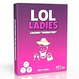 LOL LADIES – Lachen 'verboten': Das witzige Partyspiel für Frauen zum Mädelsabend, JGA & Freundinnenrunde | lustiges Kartenspiel mit 110 Karten | ab 16 Jahren | Geschenk für Frauen & beste F