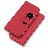 Oihxse Handyhülle Kompatibel für Huawei P40 Pro Hülle Leder,Karikatur Muster Tasche Flip Case Etui Schutzhülle Schlanke klapphülle Cover Wallet Cover mit Standfunktion und Mag