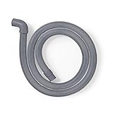 TronicXL Profi Ablaufschlauch Auslassschlauch zb für AEG Miele Siemens Bosch Neff 22mm gewinkelt – 19mm gerade 0,5 bar 60° C 1,5 m Spülmaschine Waschmaschine Geschirrspüler S