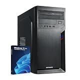 HYPER BYTE® Office PC – Computer mit Intel Quad Core i7 mit 3,9 GHz | 32 GB RAM | 1TB SSD Festplatte | Win 11 Pro | WLAN | DVD+RW | USB 3.0 | High End Office Tow