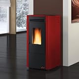 Extraflame 1280212 Ketty EVO 2.0 Pelletofen Bordeaux/A+