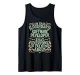 Programmiercoder-Programmierer - Legendärer Softwareentwickler Tank Top