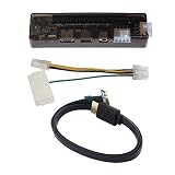 Tixqeaif 1Set Externe Laptop-Grafikkarte Dock Laptop Dockingstation Grafikkarte Transparent Schw