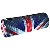 ATOurDealss Federmäppchen mit England-Flagge, Münzfach, Schreibwaren-Organizer, mittlere Kapazität, Mehrfarbig10, Einheitsgröße, Federmäpp