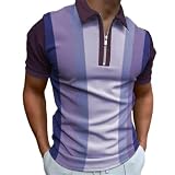 T-Shirt Herren Sommer All-Match Dünn Komfortabel Kurzarm Herren Das Neue Slim Fit Jugend Poloshirt Herren Einfarbig Revers Busines Casual T-Shirt Herren SL-45 XL