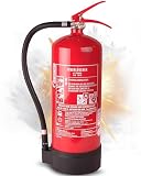 HausundWerkstatt24 6l Feuerlöscher Schaum blau 6L AB 6LE mit Halterung Dauerdrucklöscher (GPN-6X Instandhaltungsnachw
