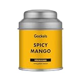 Spicy Mango Gewürzmischung – Exotisches Mango-Chili-Salz mit Tomate, Pfeffer & Estragon | Süß-scharf & fruchtig | Für Fleisch, Fisch, Gemüse, Reis & Dip