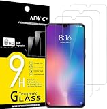 NEW'C 3 Stück, Panzer Schutz Glas für Xiaomi Mi 9, Frei von Kratzern, 9H Härte, HD Displayschutzfolie, 0.33mm Ultra-klar, Ultrabeständig